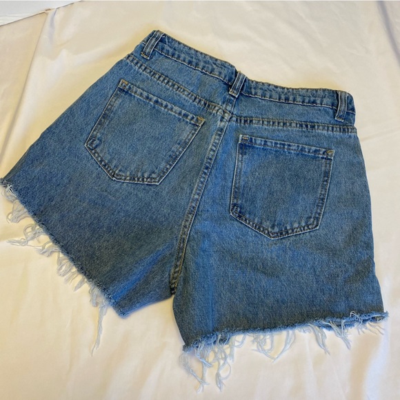 High Waisted Jean Shorts - Picture 3 of 5